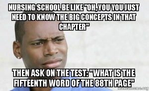 cool nursing school study memes