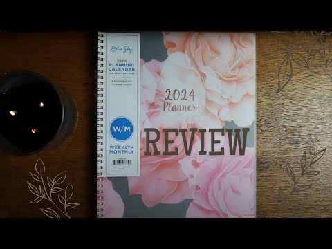 Blue Sky 2024 Weekly and Monthly Planner Review