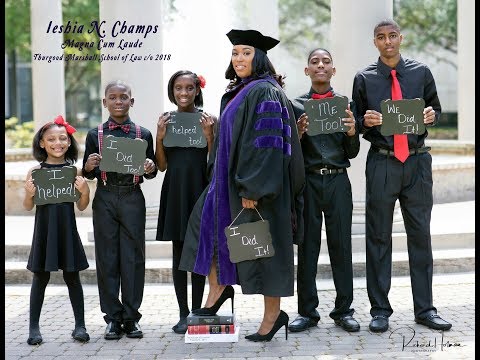 Single mother of 5 in Houston graduates Law school with honors